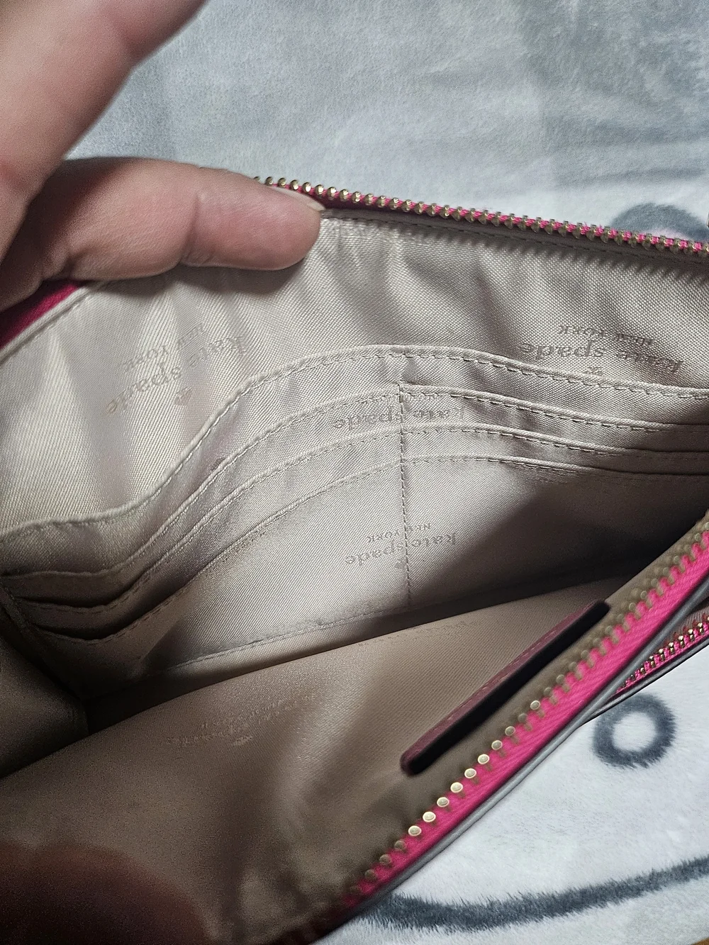 kate spade Hot Pink Wristlet Clutch